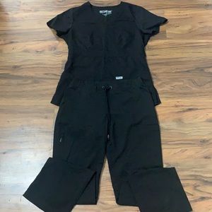 Grey’s Anatomy x Barco Scrubs Black S Top/XSP Pant